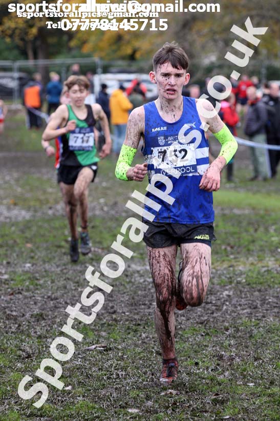 Mens under-17s  2017 British Athletics Liverpool Cross Challenge, Sefton Park, Liverpool. Photo:  David T. Hewitson/Sports for All Pics